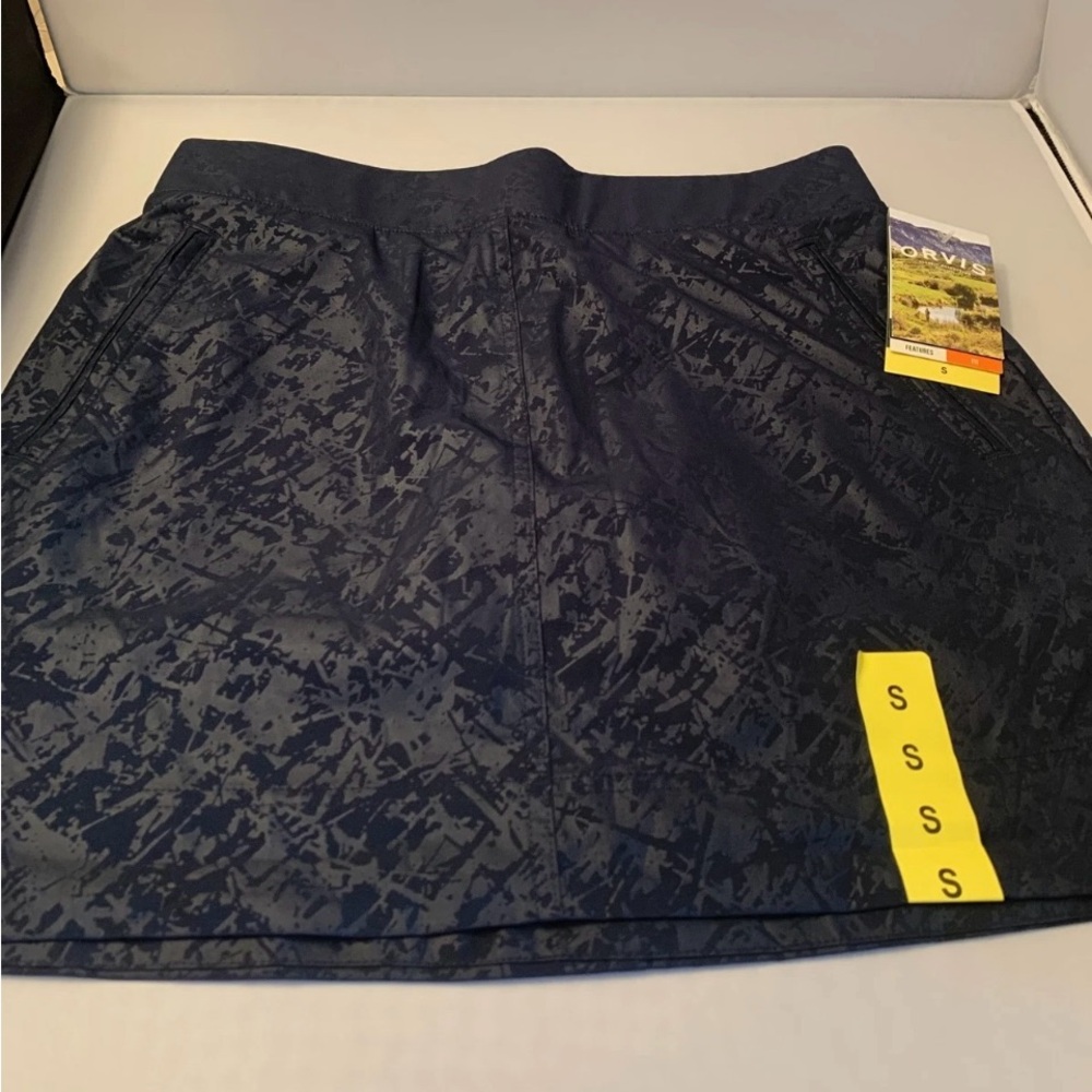 Orvis Blue Floral Mini Skirt/ skort